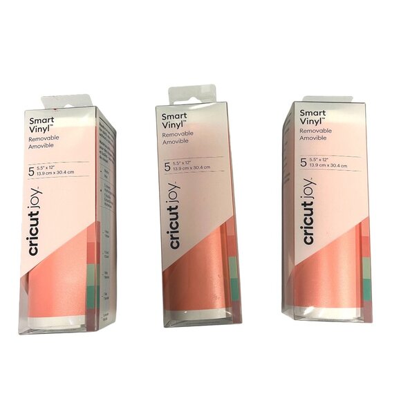 Cricut Joy Removable Smart Vinyl Sampler 3pk - Picture 1 of 9